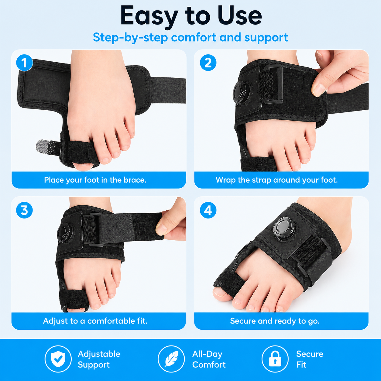 FlexAlign Pro | Support that guides your toe back to comfort